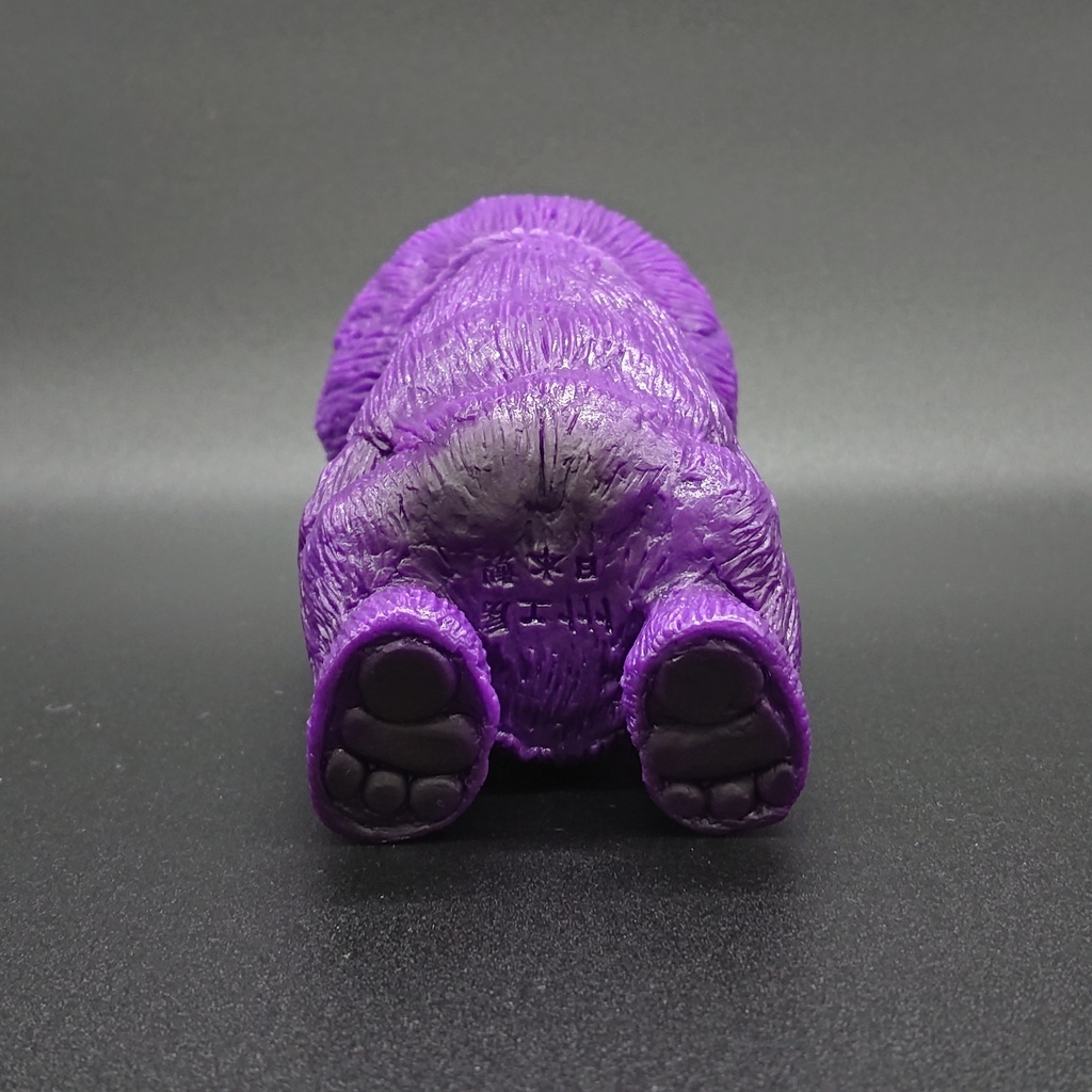 怪獣ロクロ ソフビ(マックパープル)