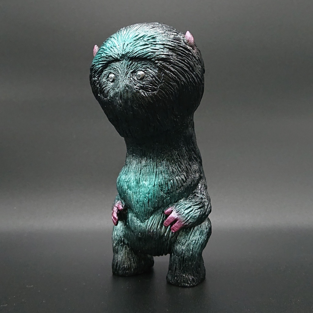 怪獣ロクロ ソフビ(アロハブラック)