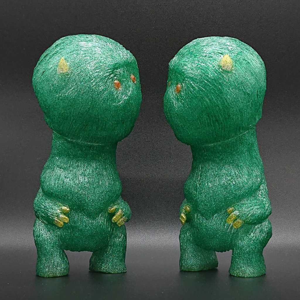 怪獣ロクロ ソフビ(クリスマスラメ)