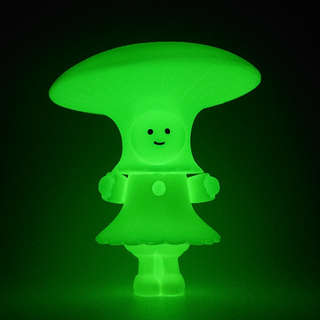 きのこちゃん ソフビ(ヤコウタケ)