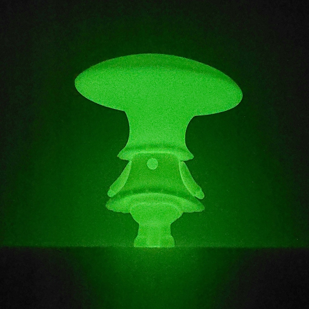 きのこちゃん ソフビ(ヤコウタケ)