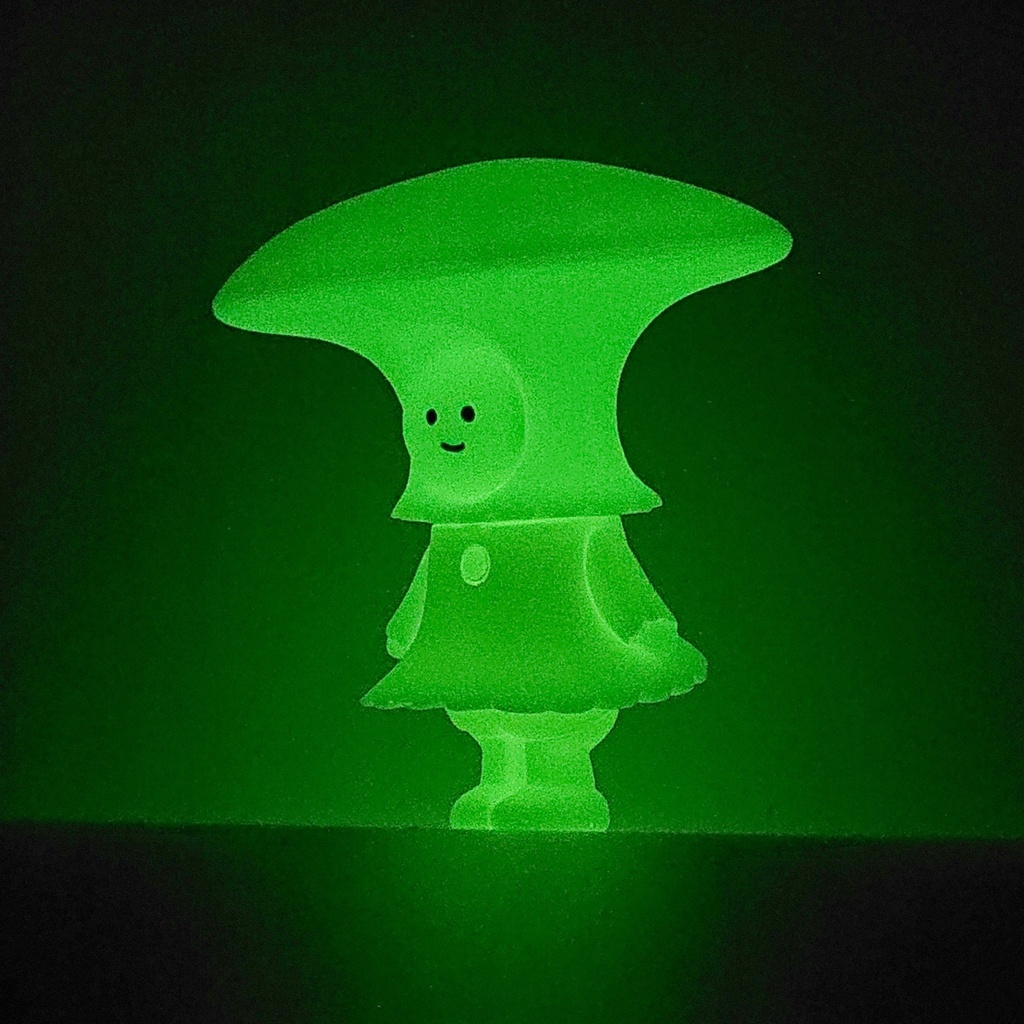 きのこちゃん ソフビ(ヤコウタケ)