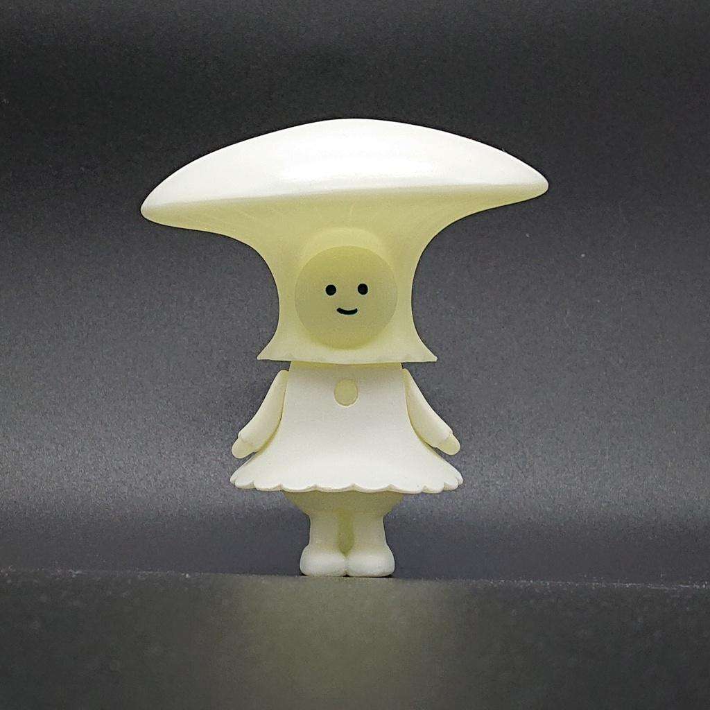 きのこちゃん ソフビ(ヤコウタケ)