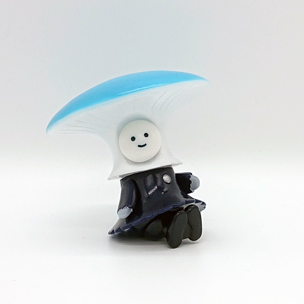 きのこちゃん ソフビ(ソライロタケ)