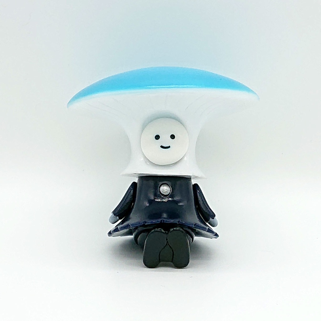 きのこちゃん ソフビ(ソライロタケ)