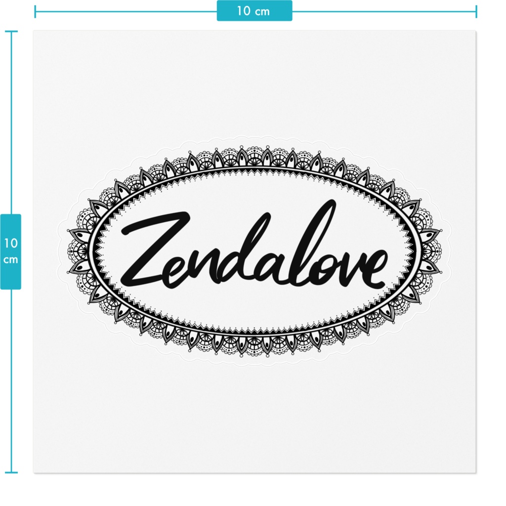 ゼンダラ部ステッカー【黒】