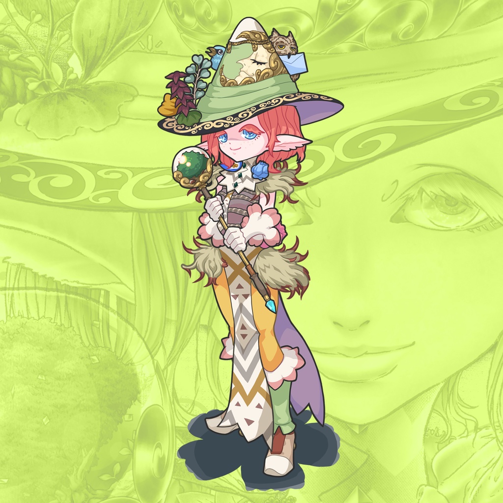 モリ・ガール(デフォルメどアップ)