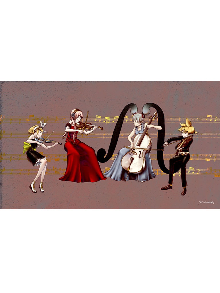 ポストカード「ボカルテット」