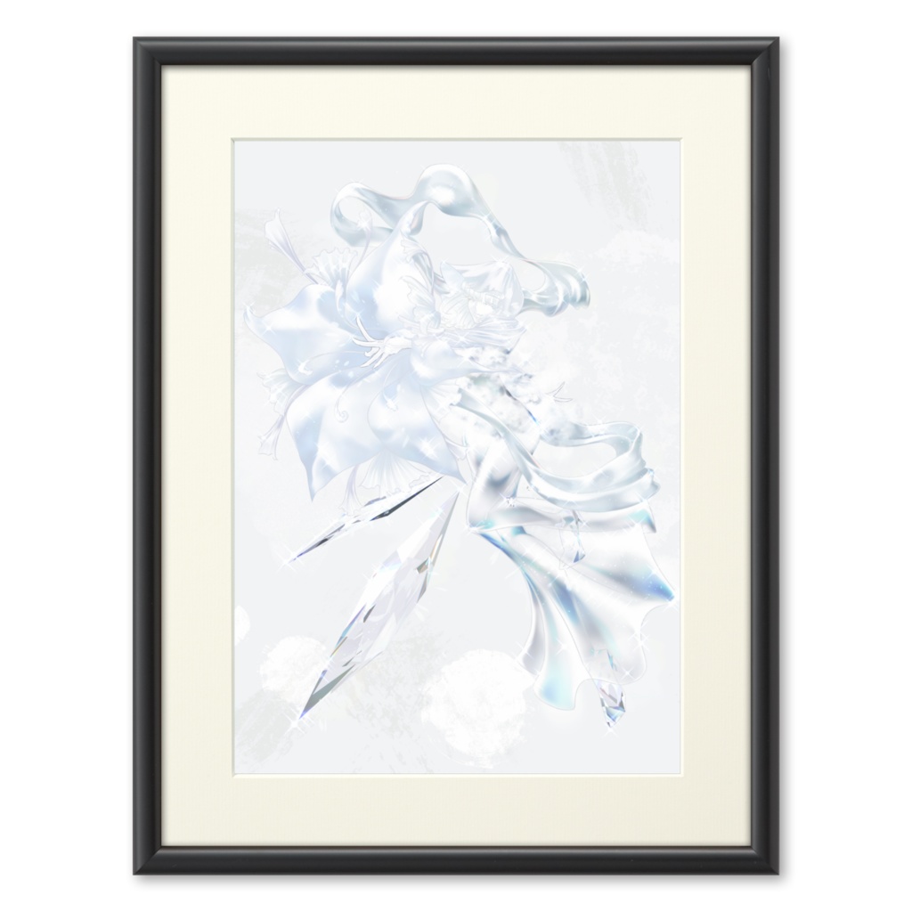 「白」（フレーム：ブラック）