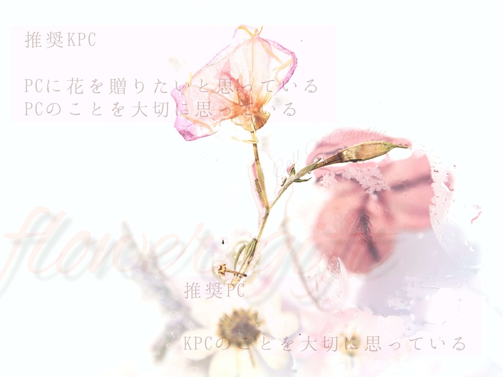 クトゥルフ神話TRPG「flower gift」 【SPLL:E196035】