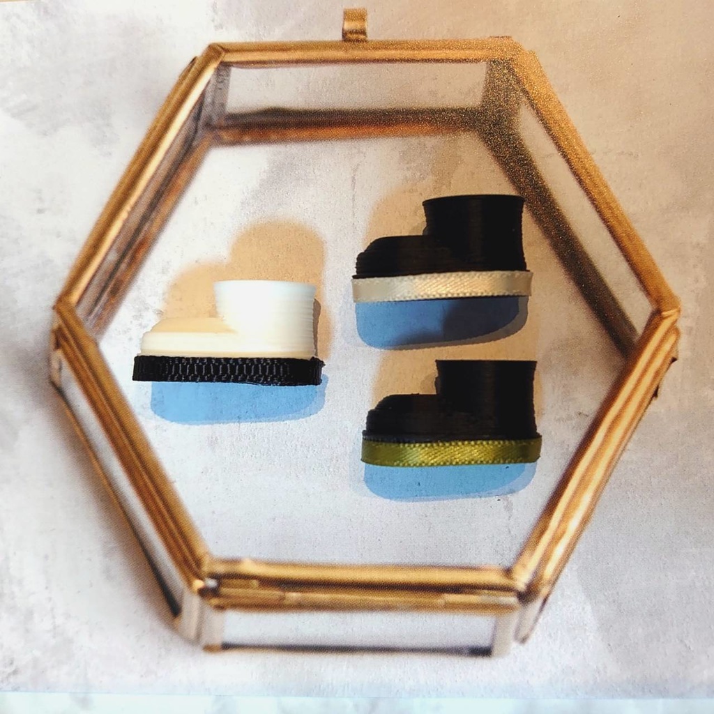 10cm-12cmぬい マグネット付きバイカラーブーツ 送料別