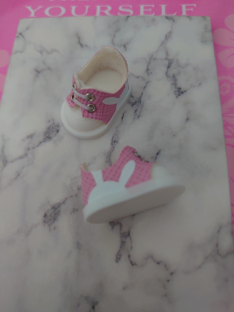 ちびぐるみ・10-12cm共通 ぬい靴 うさぎスニーカー 送料別