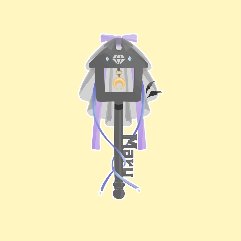 しきはうす 鍵風アクリルキーホルダー まる ver.