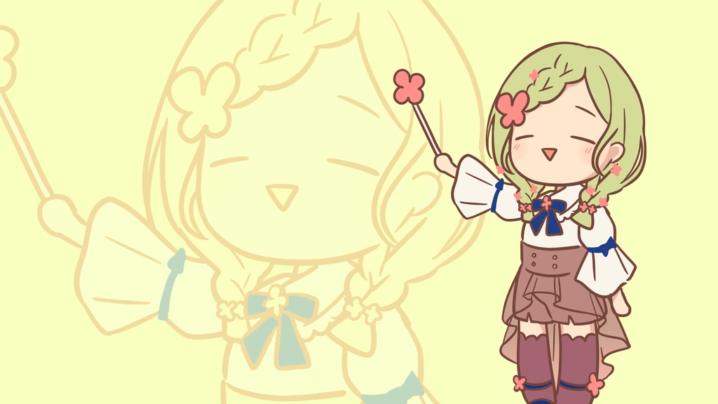 しきはうす 透花ちや Ievan Polkka ステッカー