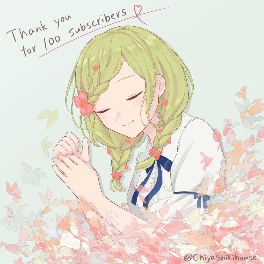 個人チャンネル登録者さま100人ありがとうございます🌸🍵
