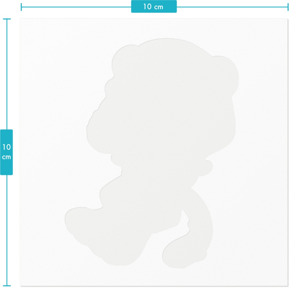 透花ちや ステッカー(とらの着ぐるみ①)