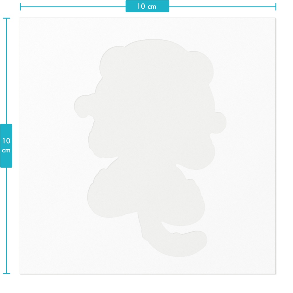 透花ちや ステッカー(とらの着ぐるみ②)