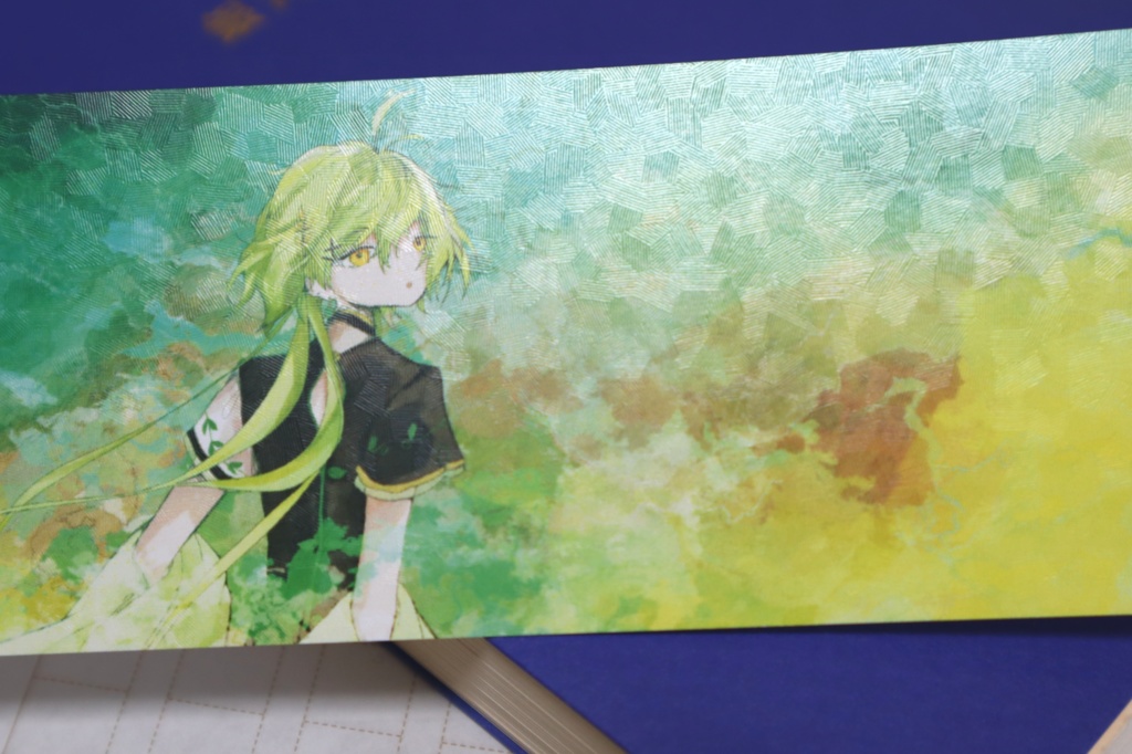 【在庫商品】紙製・クリアしおり【言瀬詩日】