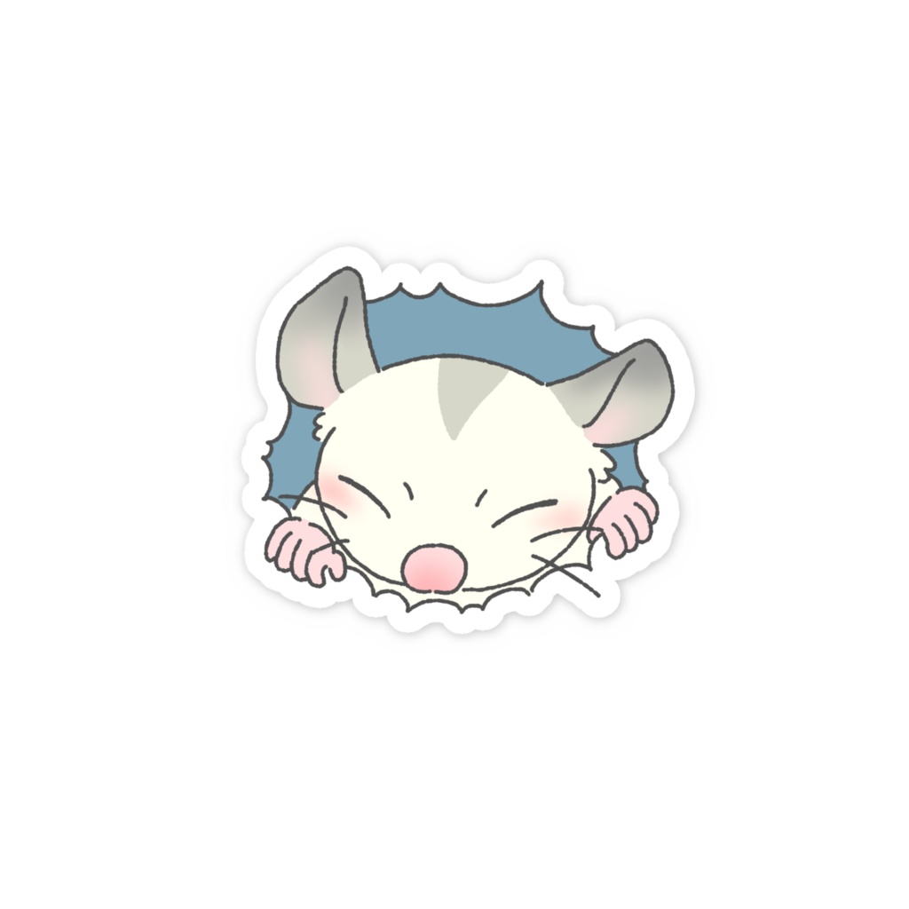 フクロモモンガ ファンネルちゃんステッカー