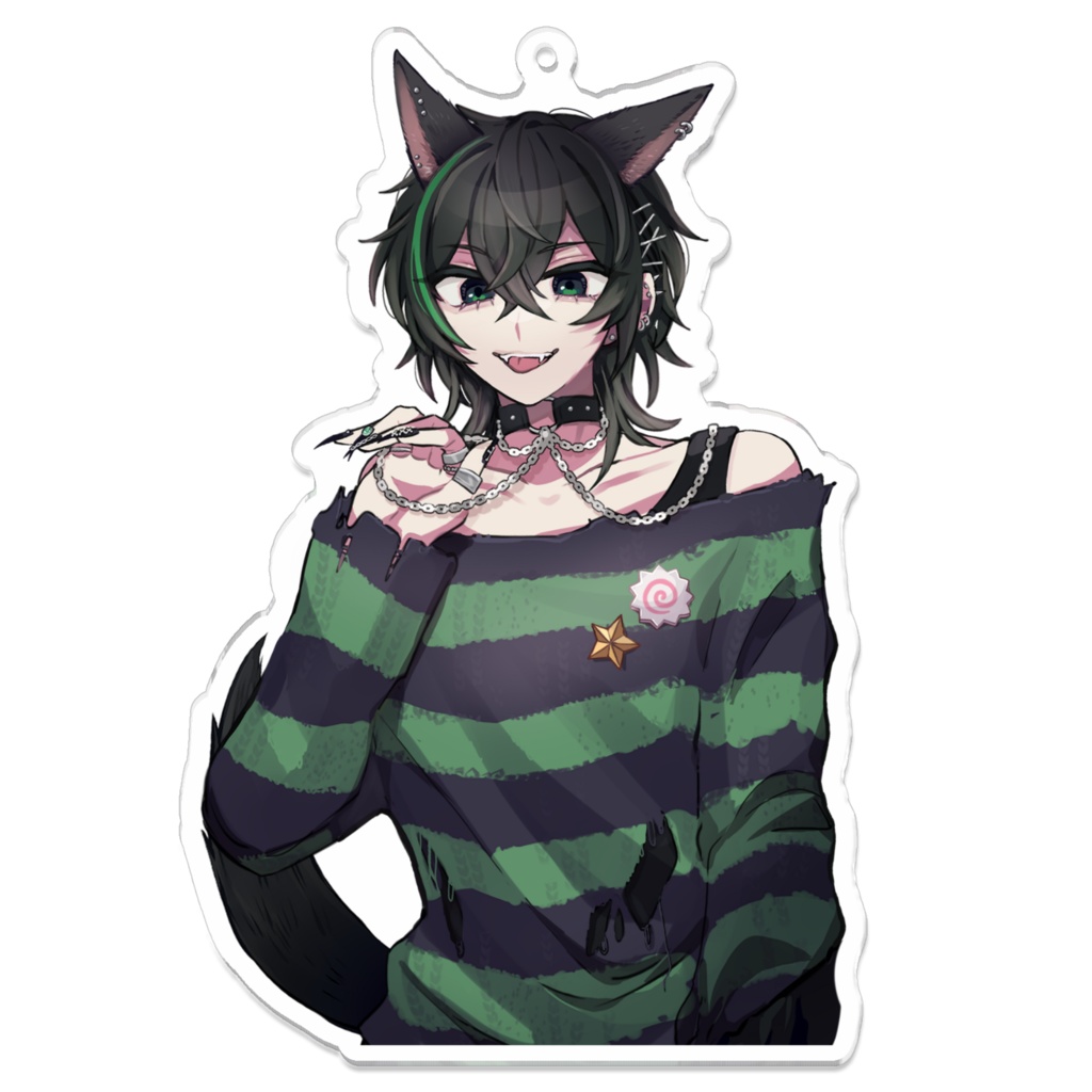 黒瀬ルイハロウィンアクリルキーホルダー