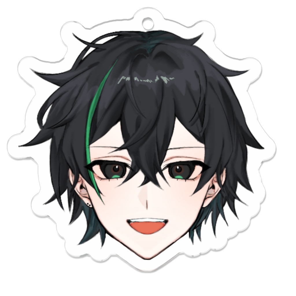 黒瀬ルイ生首アクリルキーホルダー