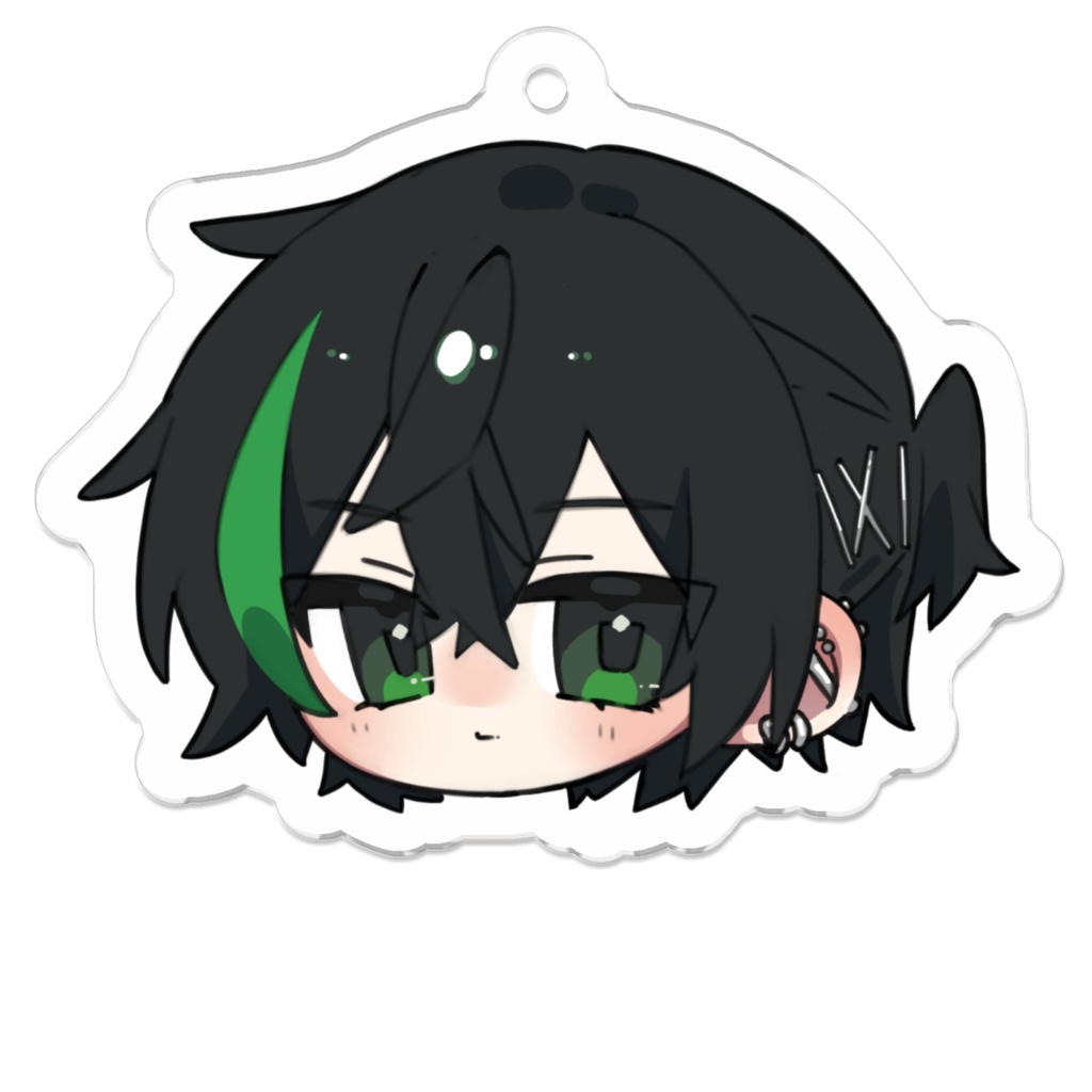 黒瀬ルイ生首アクリルキーホルダー２
