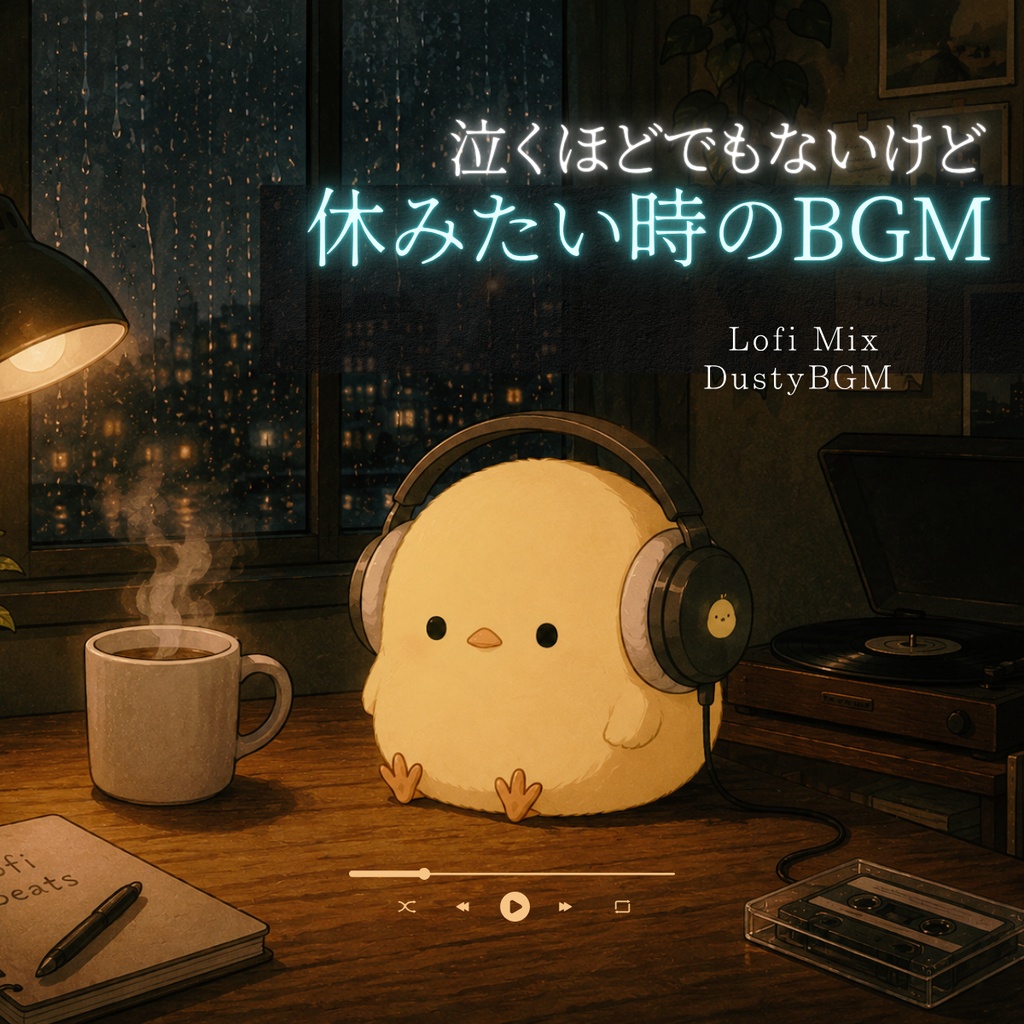 泣くほどでもないけど、休みたい時のローファイBGM集 【著作権フリー/商用利用可】