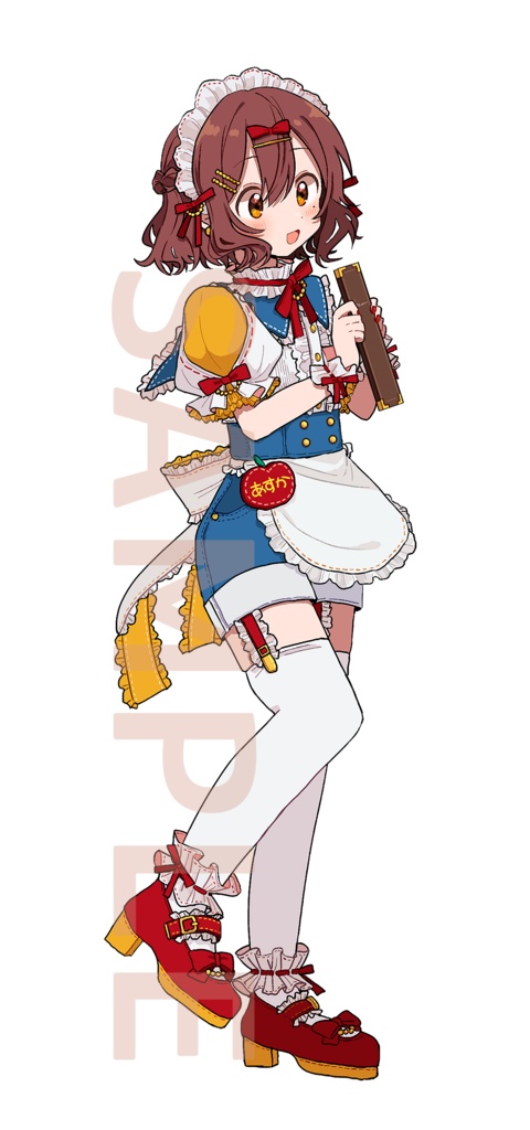 アクリルスタンド(白雪姫風メイドすかくんver)