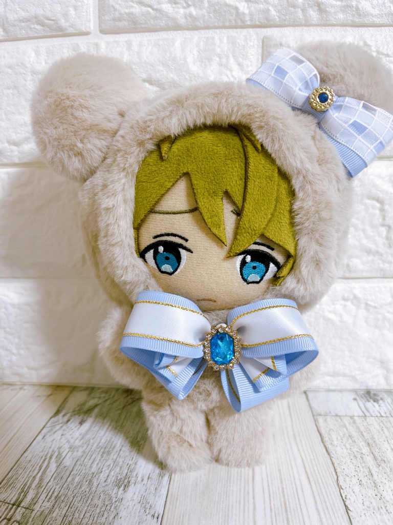 着ぐるみ 大きめくま モカ×サックス