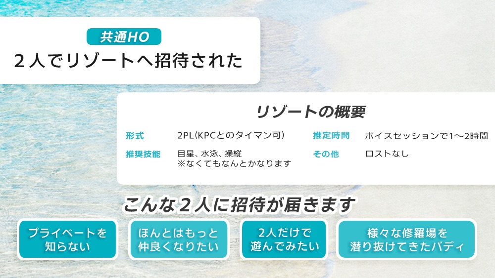 【CoC】ホテルヴルトゥームへようこそ【タイマン/2PL】 SPLL:E197930