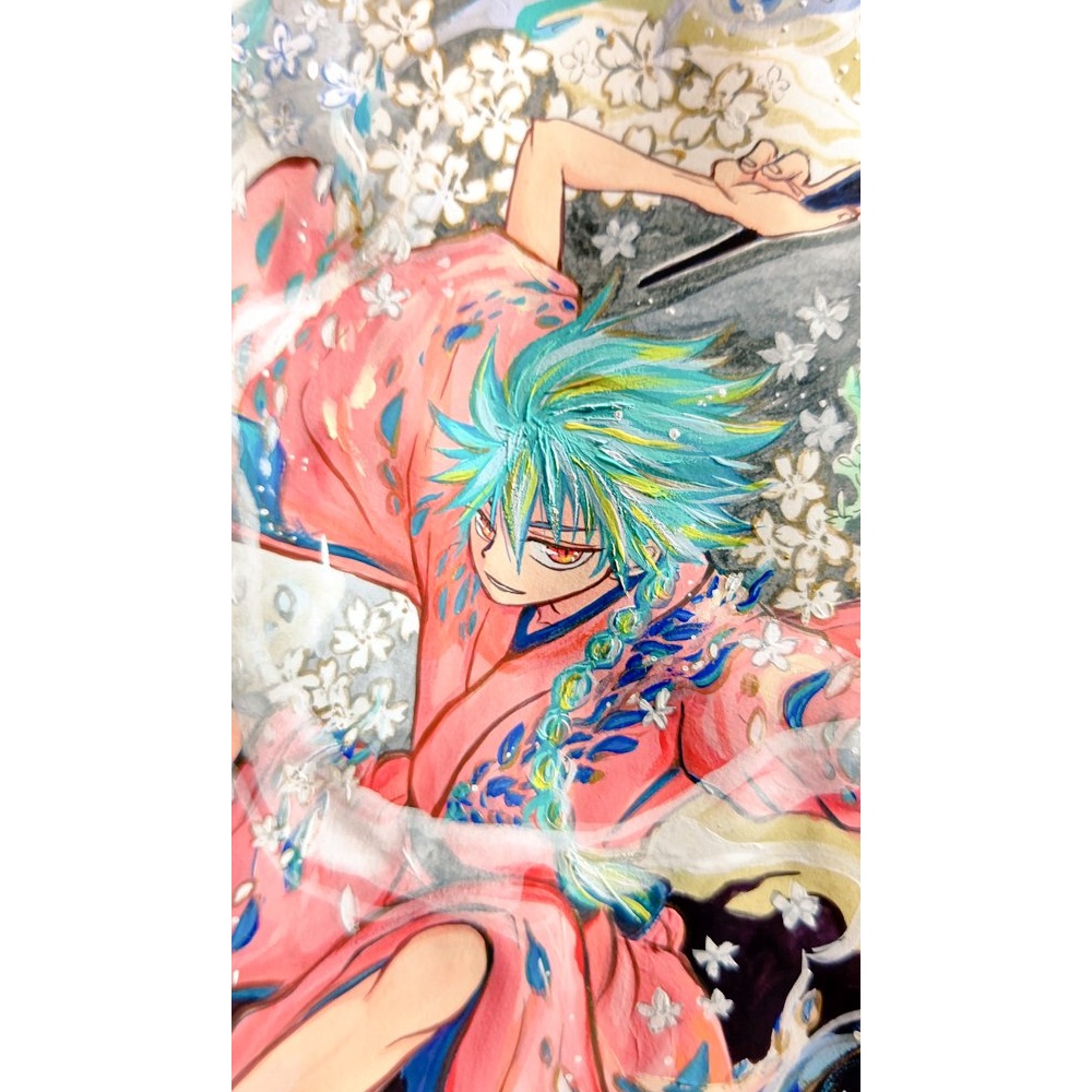 メイ様専用商品『幽霊桜』額付き原画作品・送料込み