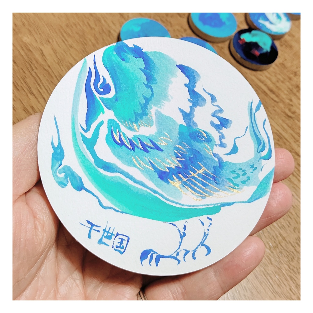 『幽霊雀』原画コースター・作家応援商品