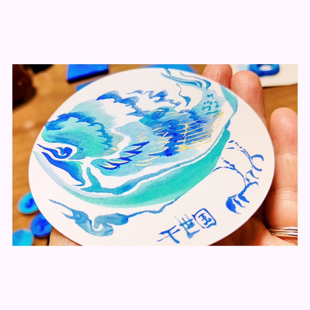 『幽霊雀』原画コースター・作家応援商品