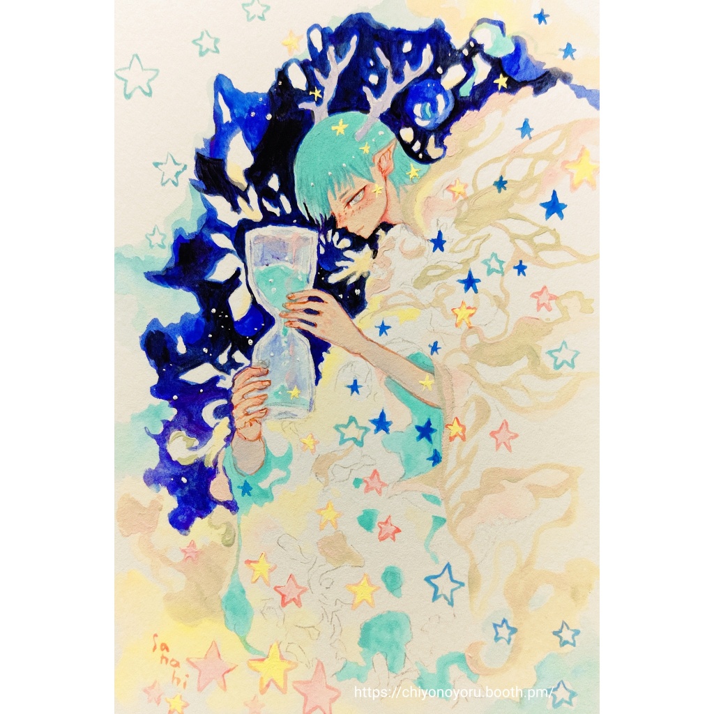 『僕を受け入れて。』創作神様の絵シリーズ、ノンフレーム原画