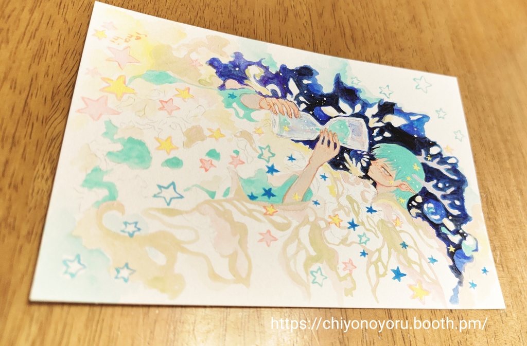 『僕を受け入れて。』創作神様の絵シリーズ、ノンフレーム原画