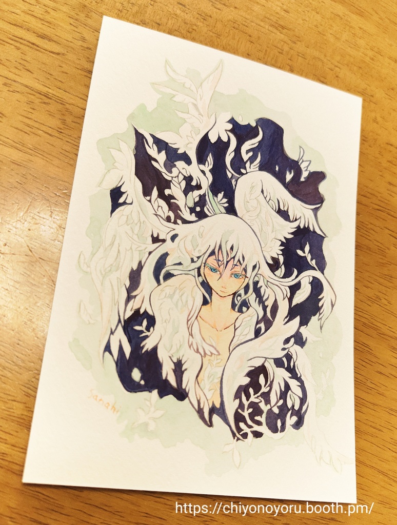 『こっちにおいでよ』創作神様の絵シリーズ、ノンフレームアート