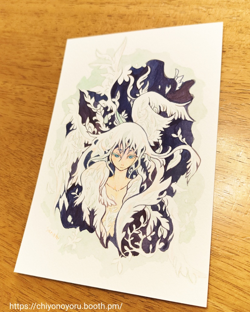 『こっちにおいでよ』創作神様の絵シリーズ、ノンフレームアート