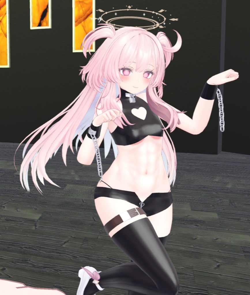 【セレスティアちゃん用】腹筋テクスチャ素材 abs texture