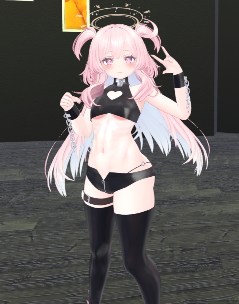 【セレスティアちゃん用】腹筋テクスチャ素材 abs texture