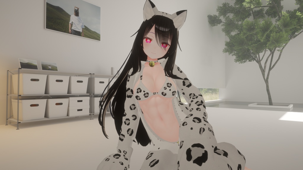 【桔梗ちゃん用】腹筋テクスチャ素材 abs texture