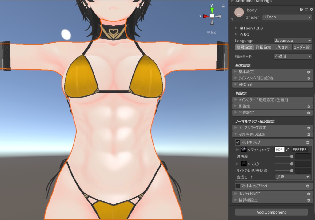 【テレクレアさん用】腹筋テクスチャ素材 abs texture
