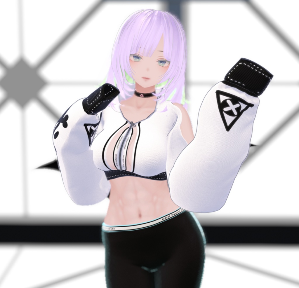 【森羅ちゃん用】腹筋テクスチャ素材 abs texture