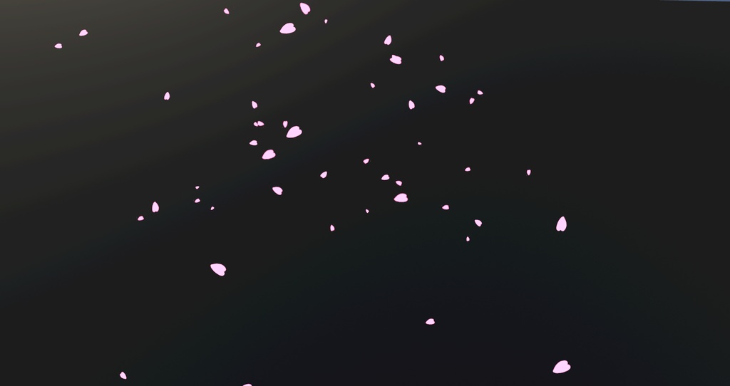 ［無料］桜　花吹雪　パーティクル　バージョン2.0
