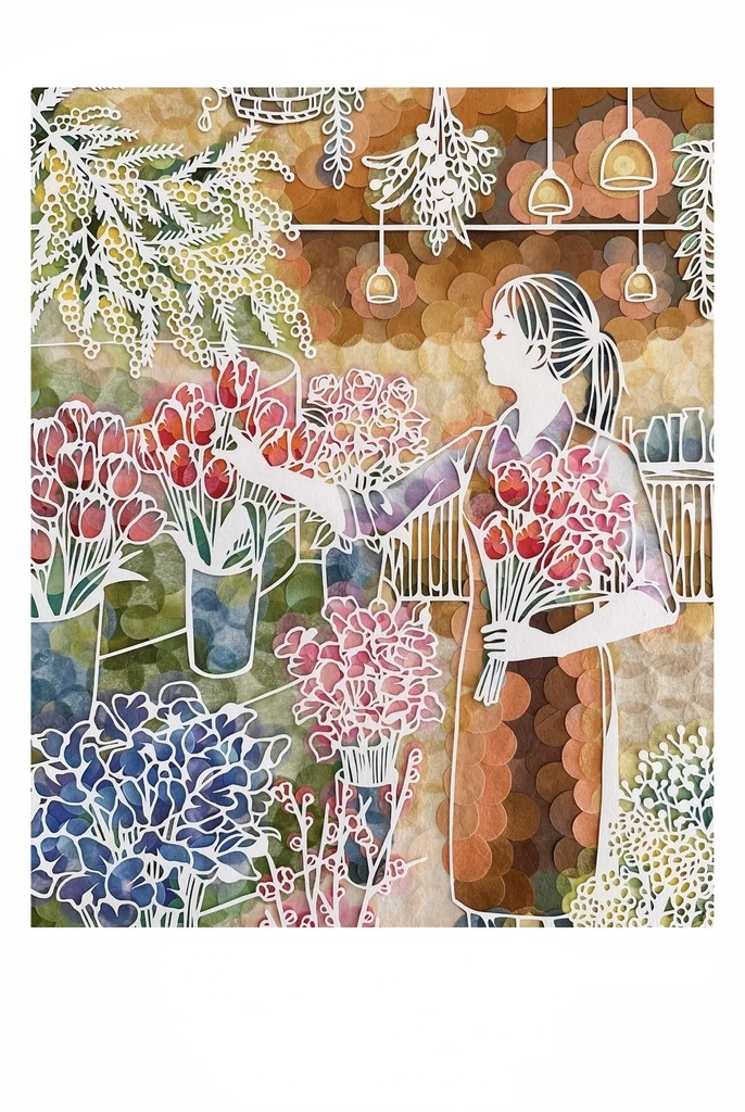 【ポストカード】花と生きる