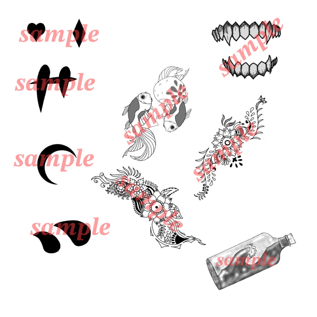 素材 tattoo ワンポイント 2弾