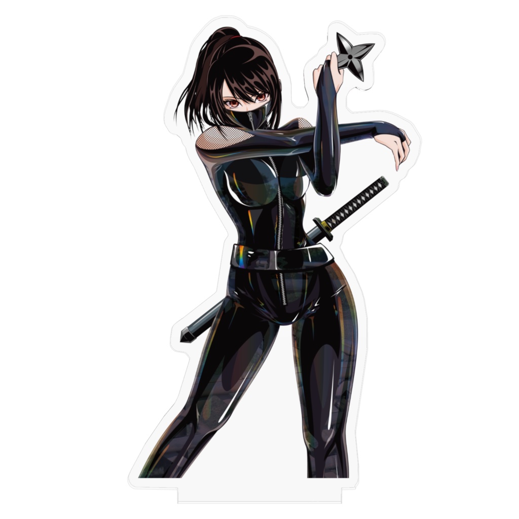 鴉-karasu- 隠密衣装アクリルフィギュア【JK忍者】