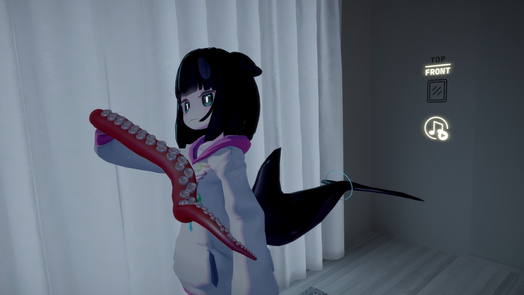 VRC想定 イカ触手