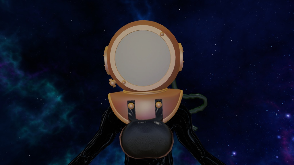 【MA対応】潜水ヘルメット型触手生物「メットちゃん」