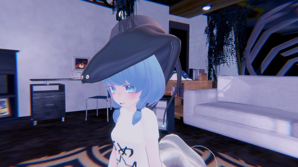 【VRC想定】フクロウナギキャップ【MA対応】