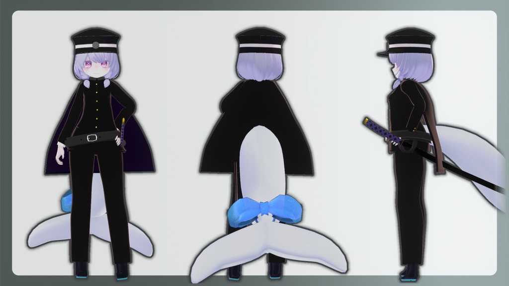 【アノマラボ新共通素体用】大正風学生服【VRC想定】